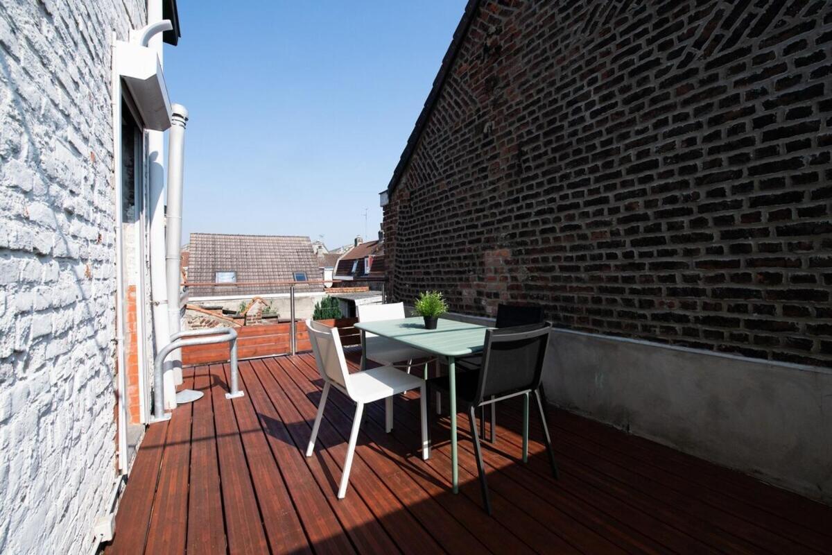 Maison Cosy 4 Chambres, Terrasse, Garage Prive Croix Exterior foto
